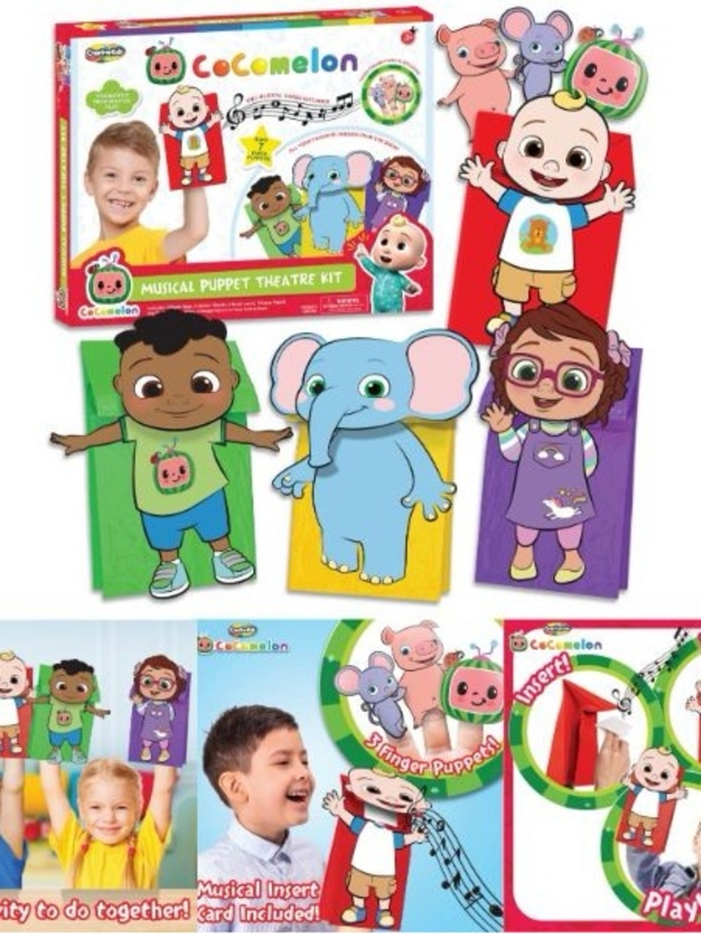 Cocomelon Musical Puppet Theatre Kit - Multicolor